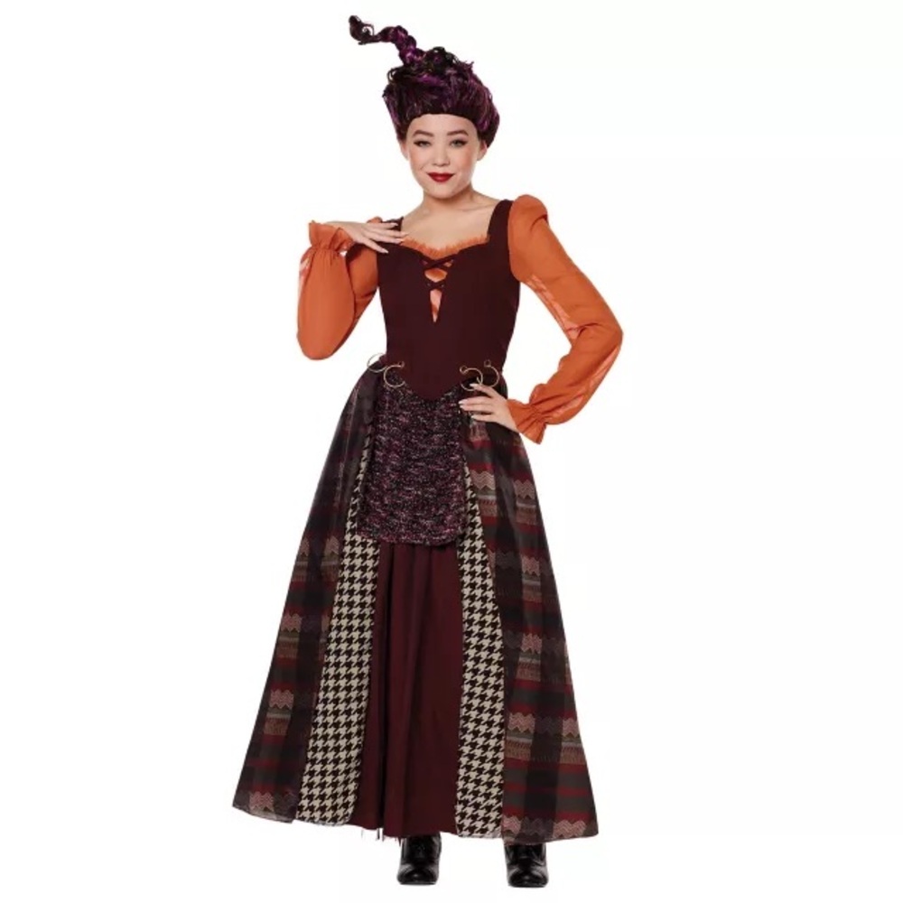Spirit Halloween Hocus Pocus Mary Sanderson Costume Girls Teen Large 12/14